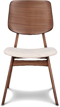 Mid Century Dark Walnut Dining Room Chair - Ollie-2