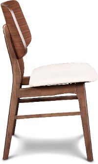 Mid Century Dark Walnut Dining Room Chair - Ollie-3