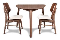 Mid Century Dark Walnut Dining Room Chair - Ollie-6