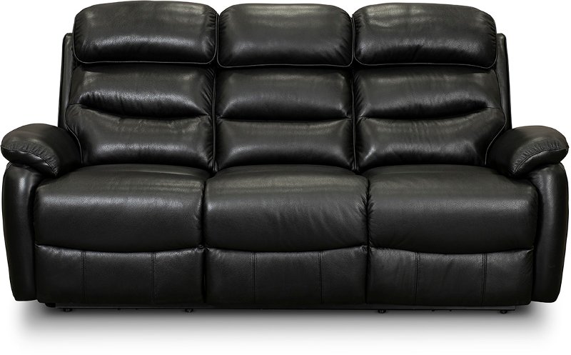 black leather power reclining sofa howell