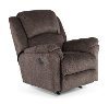 Chocolate Brown Power Rocker Recliner - Malloy