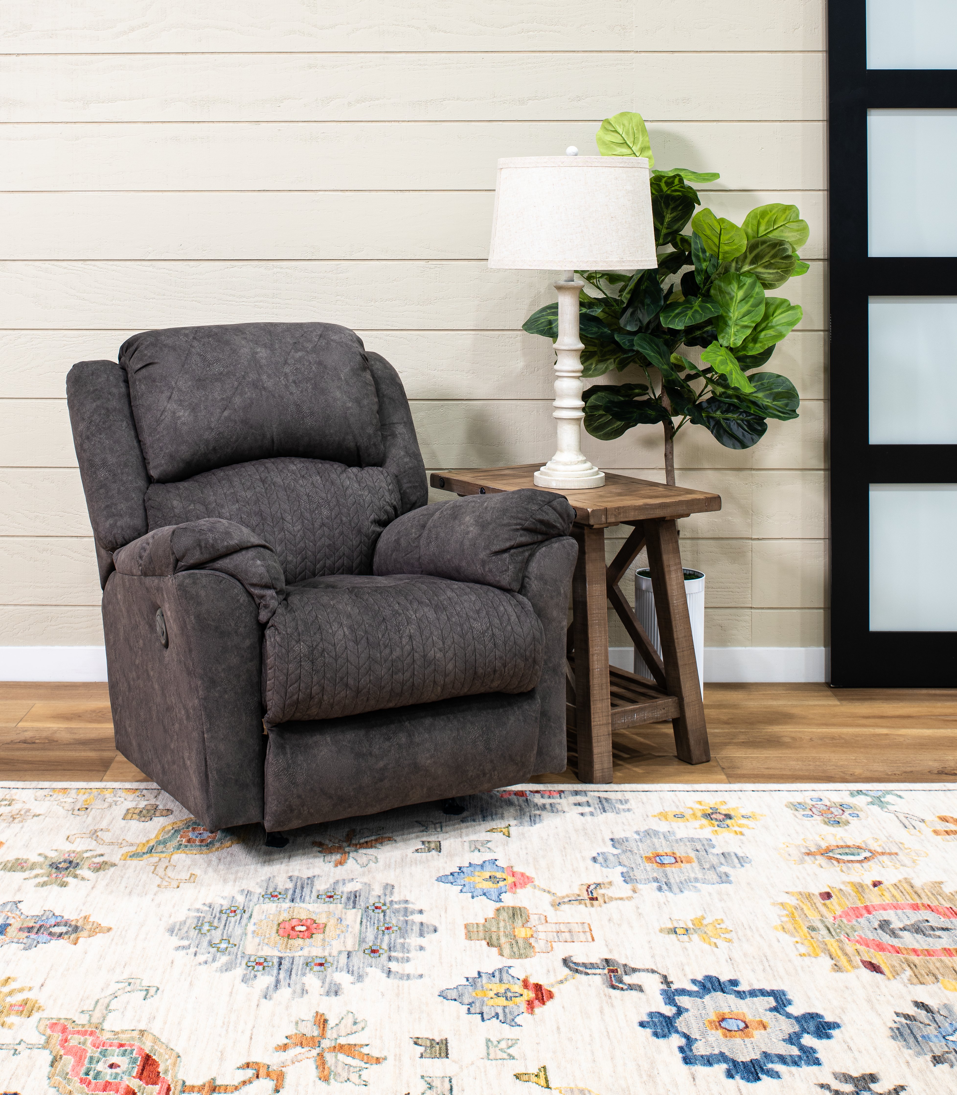 Chocolate Brown Power Rocker Recliner - Malloy-2