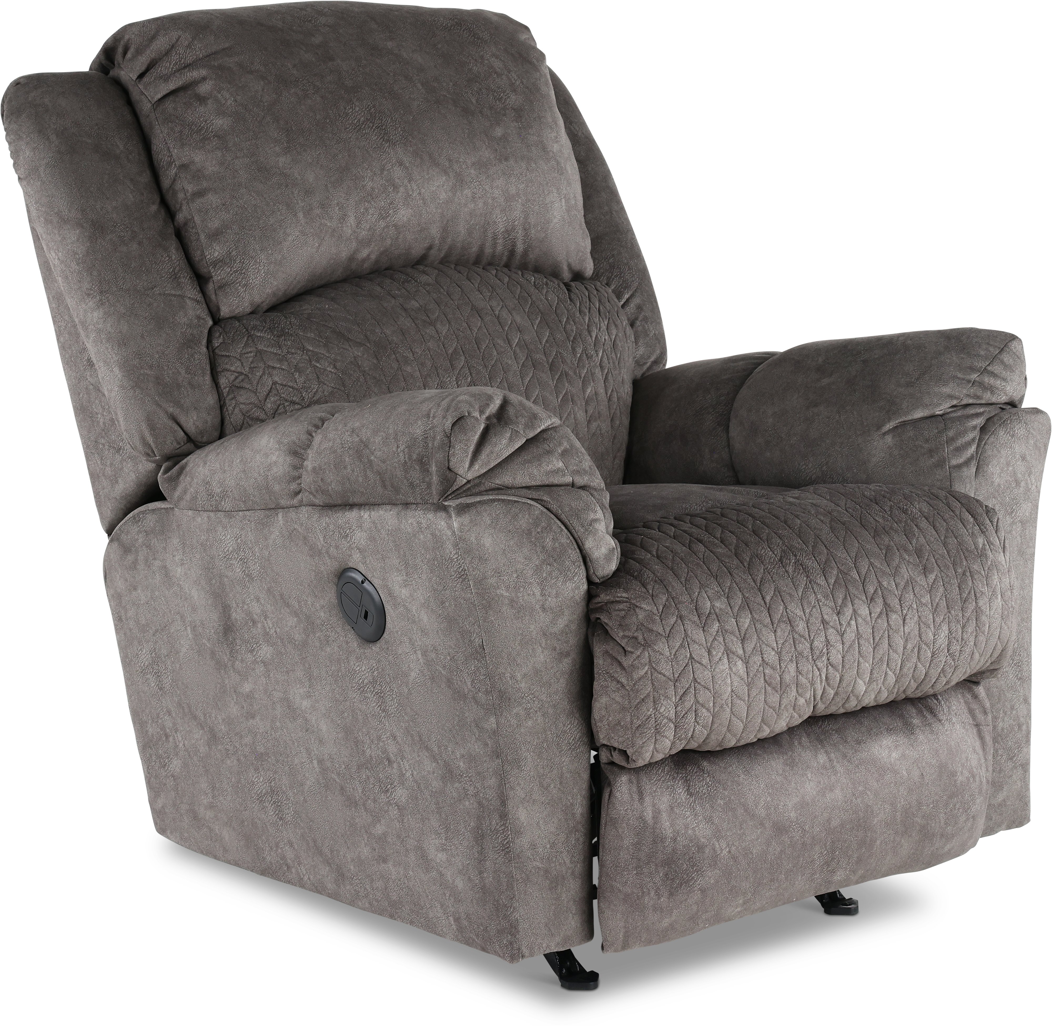Graphite Gray Power Rocker Recliner - Malloy-1