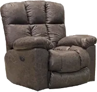 64784-2 Mayfield Graphite Brown Power Rocker Recliner