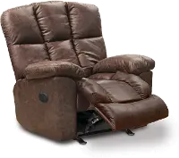 64784-2 Mayfield Saddle Brown Power Rocker Recliner