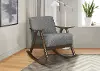 Clearance Waithe Gray Exposed Wood Rocking Chair
