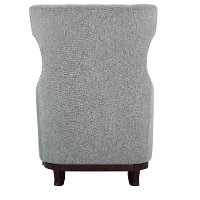 Transitional Light Gray Upholstered Accent Chair - Adriano-3