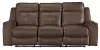 Clearance Jesolo Contemporary Coffee Brown Reclining Sofa