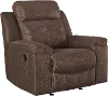 Clearance Jesolo Contemporary Coffee Brown Rocker Recliner