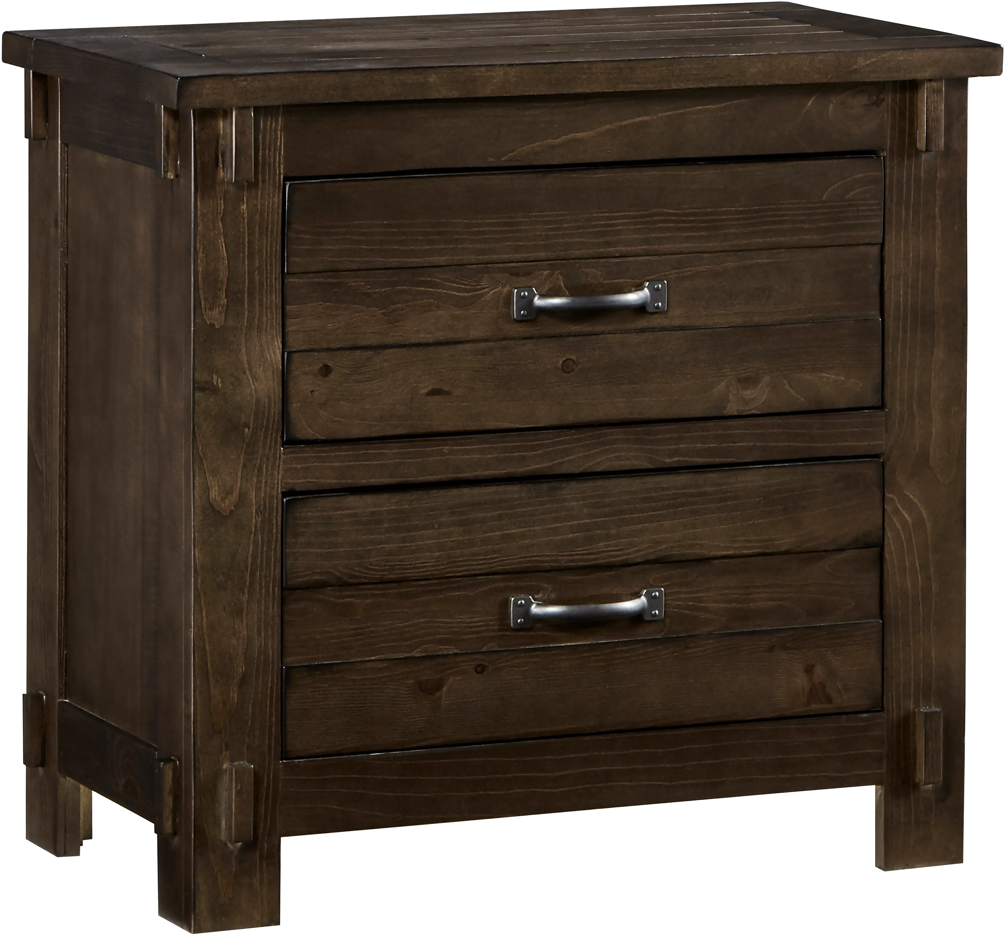 Thackery Dark Brown Nightstand-1