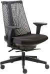 Contemporary Black Mesh High-back Office Chair - Boss