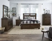 Thackery Dark Brown 4 Piece King Bedroom Set