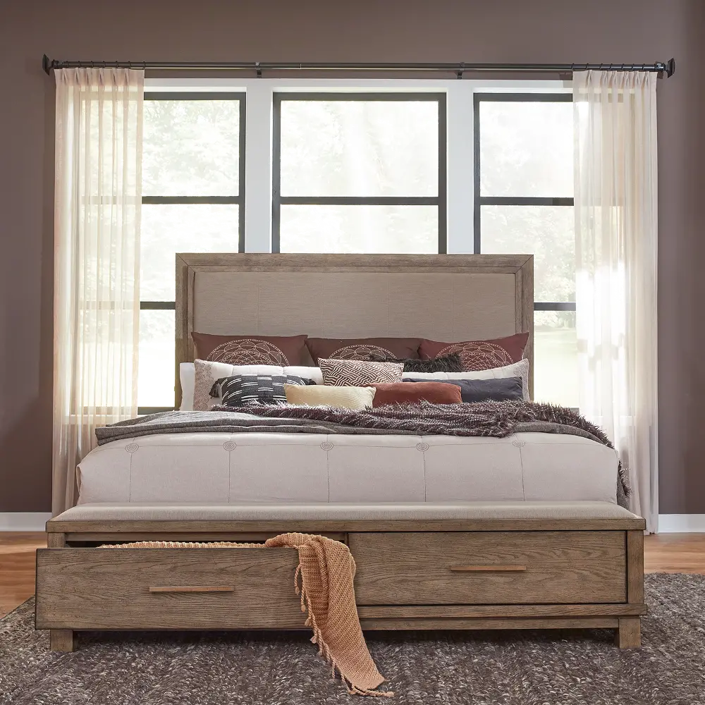 Canyon Road Queen Storage Bed-1