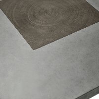 Modesto Dark Brown and Concrete Square Dining Room Table-3
