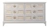 Traditional Pearl White Dresser - Crystal View