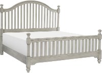 Farmhouse Light Gray Queen Bed - Mystic Hills