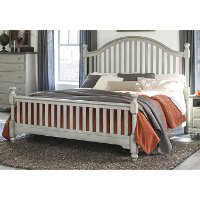 Farmhouse Light Gray Queen Bed - Mystic Hills-2