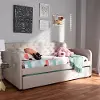150-9015-RCW Modern Beige Upholstered Twin Daybed - Tahlia