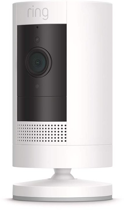 B07Q6ZZFLS,STICKUPCM Ring Stick Up Indoor/Outdoor Wireless Security Camera - White-1