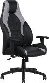 Black and Silver Gaming Chair - Commander