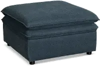 Biggie Contemporary Eclipse Navy Blue Ottoman