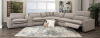 Storm Light Gray Power Reclining Sectional with XL Wedge - Biggie-3
