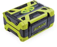 iON100V-5.0Ah Snow Joe 100 Volt 5.0 Ah Lithium-Ion Battery
