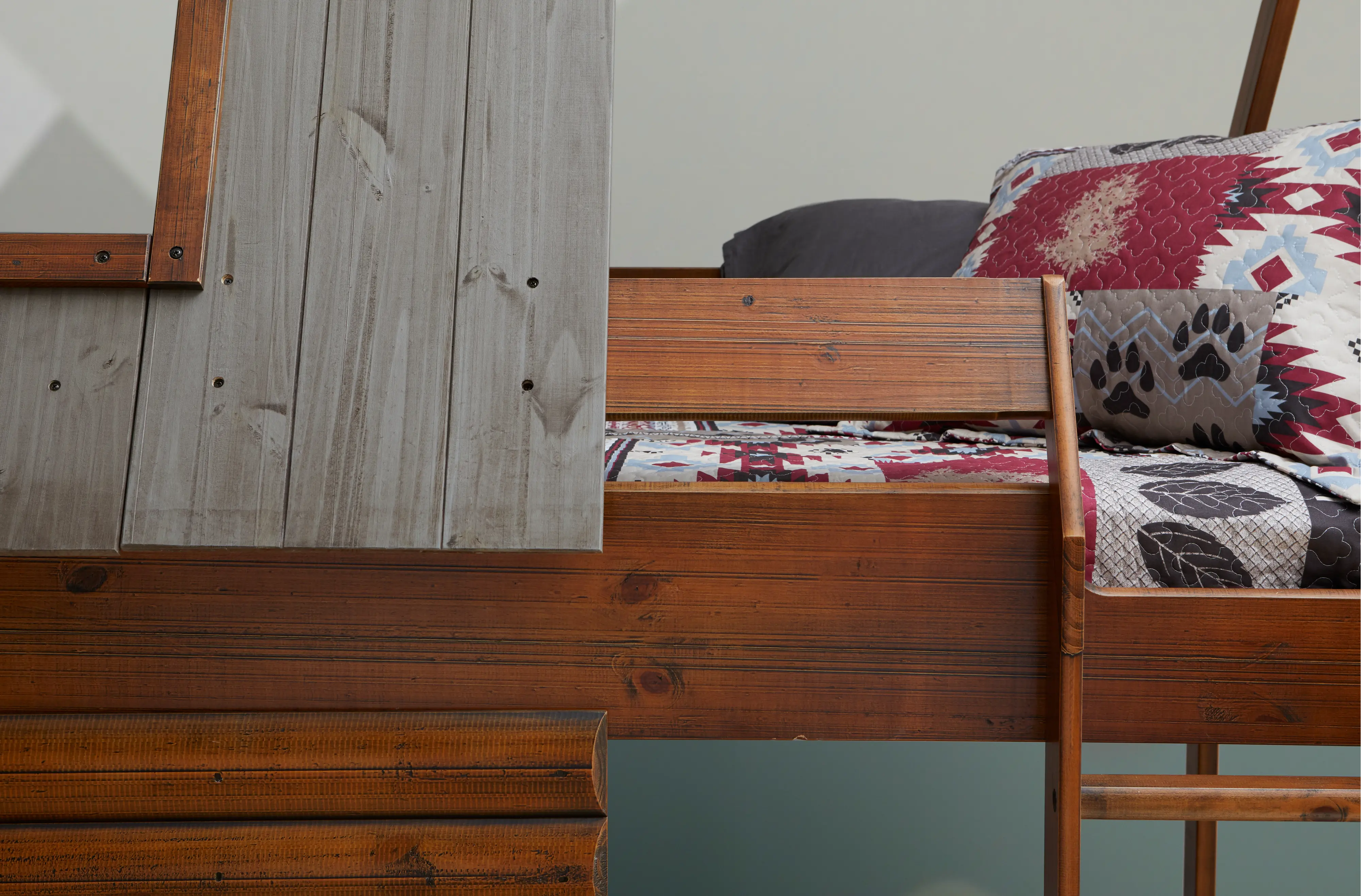 Rocky Mountain Brown Twin-over-Twin Bunk Bed-2
