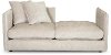 Left Side Facing Fog Gold Upholstered Chaise Lounge - Ansel