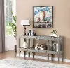 Florentine Vintage Gray Console