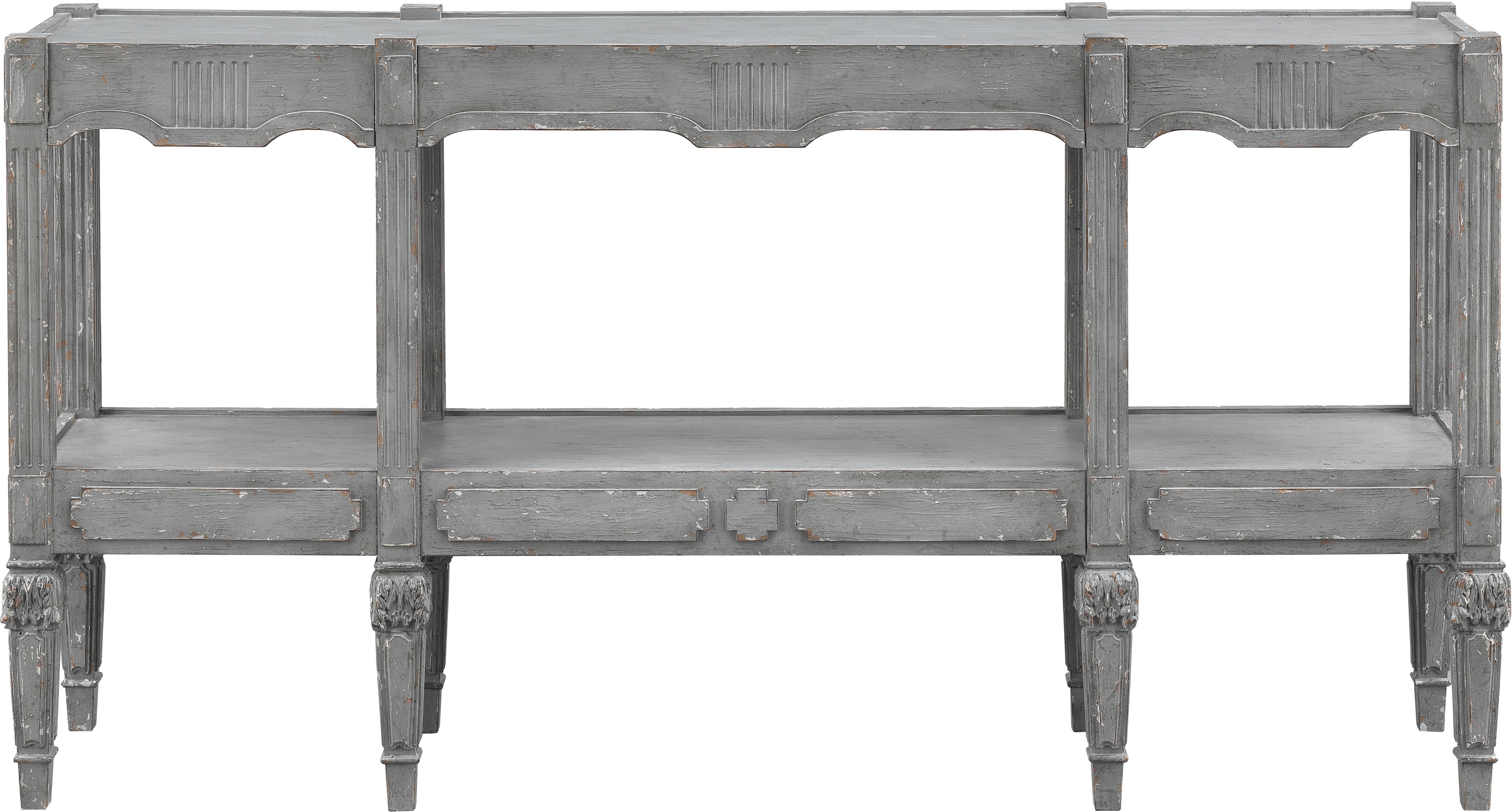 Florentine Vintage Gray Console-5