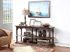 Clearance Tavern Traditional Dark Brown Dining Table Console