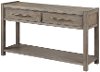 Transitional Washed Gray Sofa Table - Cypress Lane