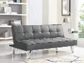 SC-CRYS3LU2012 Dark Gray Serta Convertible Sofa Sleeper - Corey