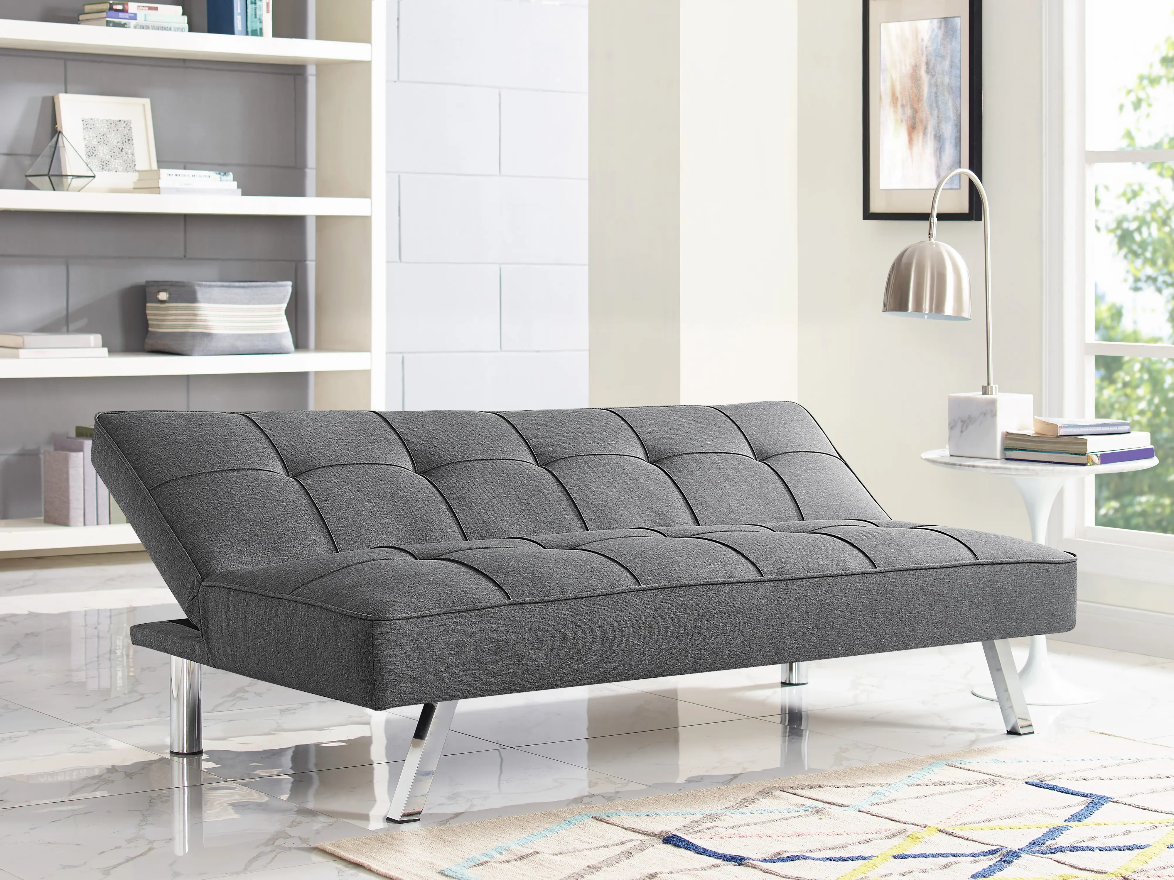 Dark Gray Serta Convertible Sofa Sleeper - Corey-2