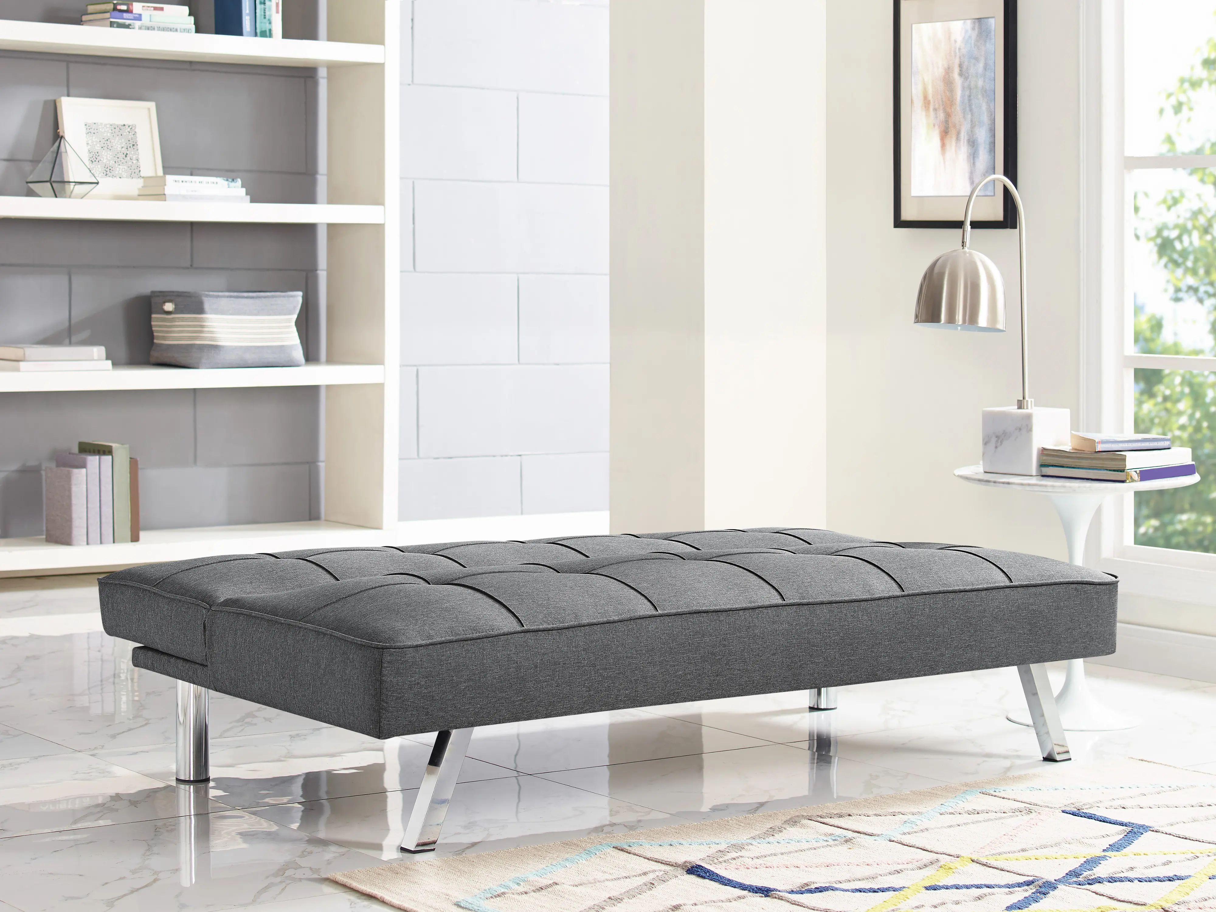 Dark Gray Serta Convertible Sofa Sleeper - Corey-3