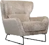 Clearance Dominic Light Tan Putty Accent Chair