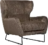 Clearance Dominic Dark Brown Otter Accent Chair