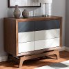 152-9253-RCW Modern Walnut Brown Dresser - Wilt