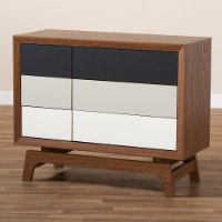Modern Walnut Brown Dresser - Wilt-2