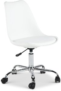 Modern White Office Chair - Emerson