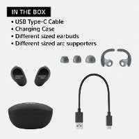 WFSP800N/B Sony WF-SP800N True Wireless Noise Cancelling Earbuds - Black-7