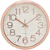 Clearance Contemporary 12 Inch Rose Gold Round Wall Clock