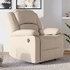 Beige Power Recliner Lounger - Princeton