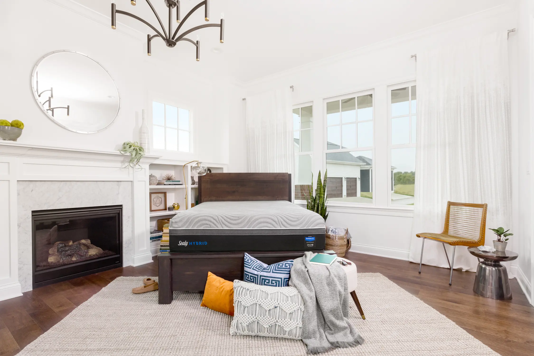 52332561 Sealy Medium Hybrid King Mattress - Kelburn II-4
