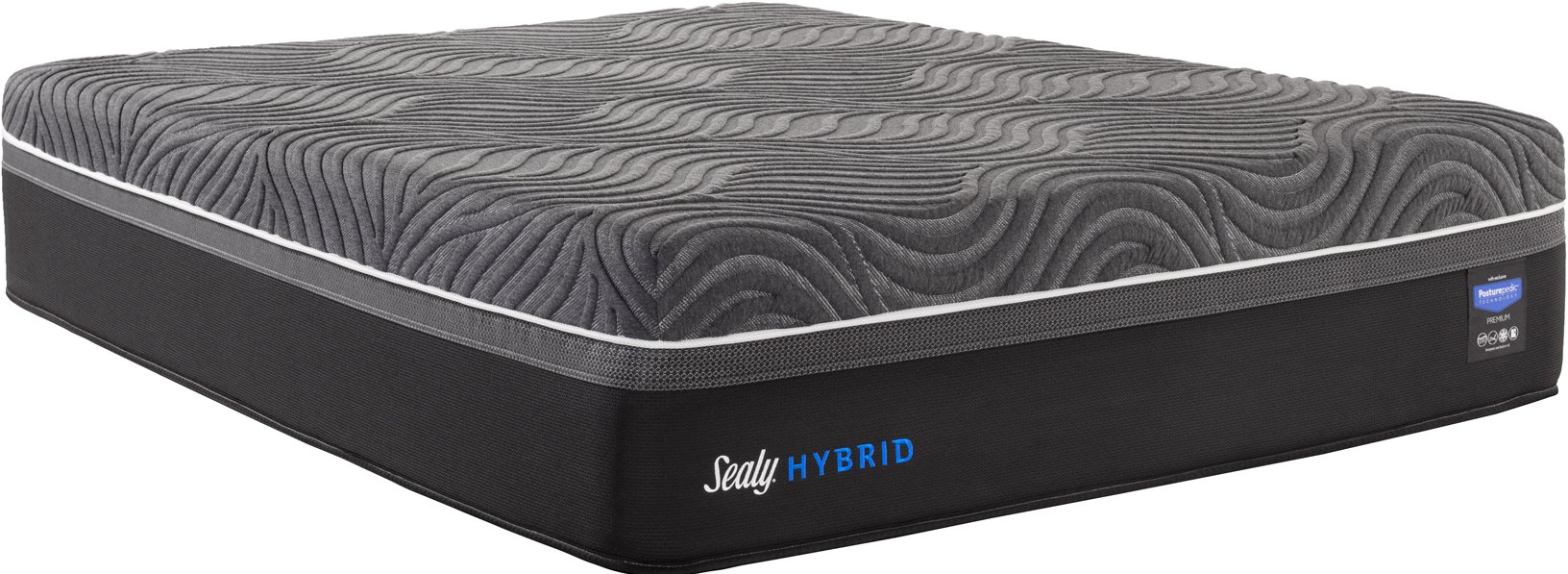 52335051 Sealy Firm Hybrid Queen Mattress - Silver Chill-1