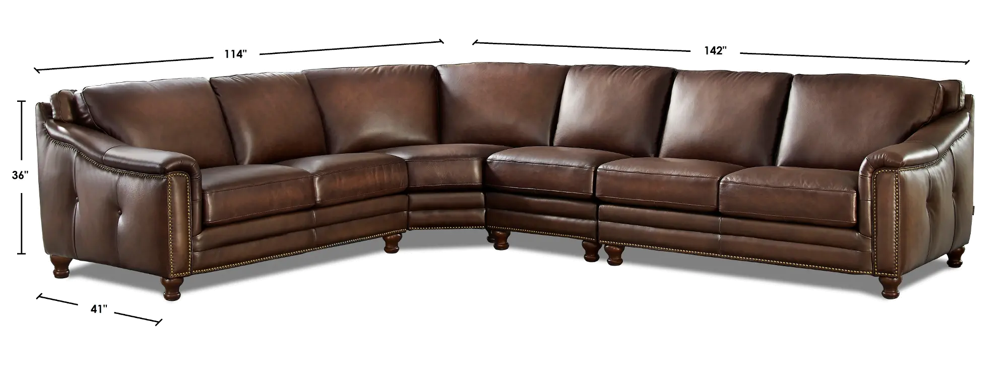 Billingham 4-Piece L-Shaped Sectional-6