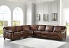 Traditional Brown 4 Piece Sectional - Billingham
