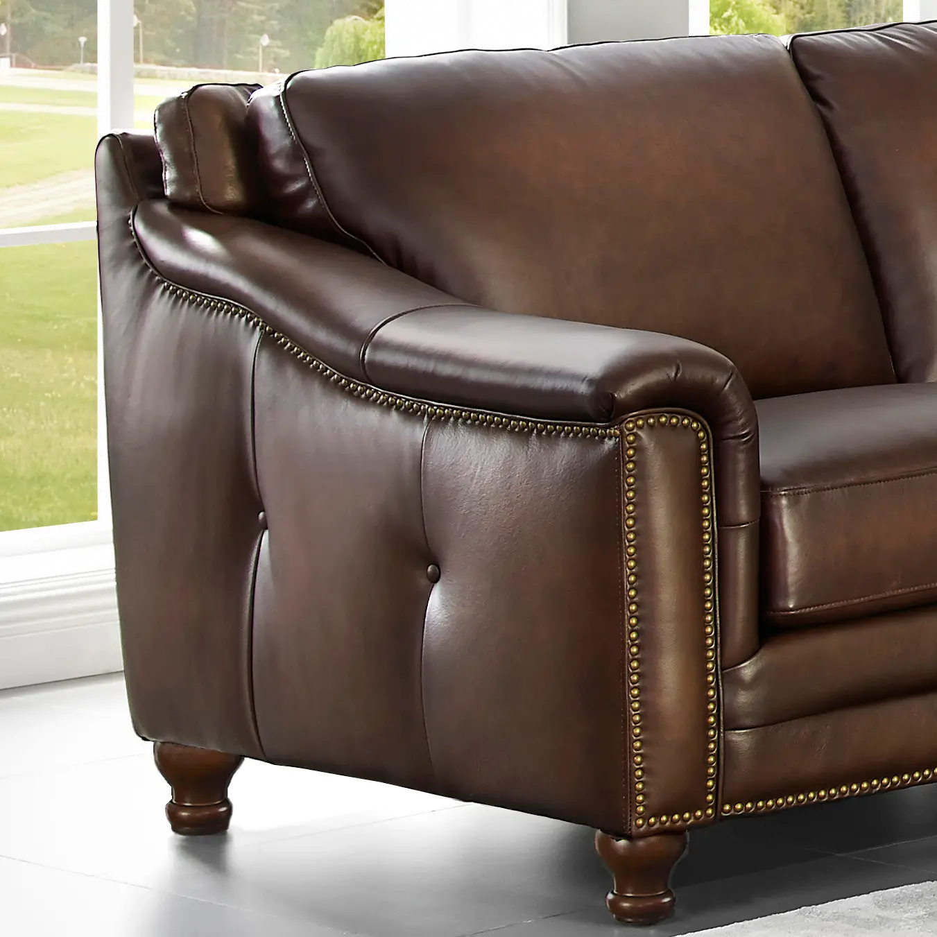 Billingham 3-Piece Curved Sectional-2