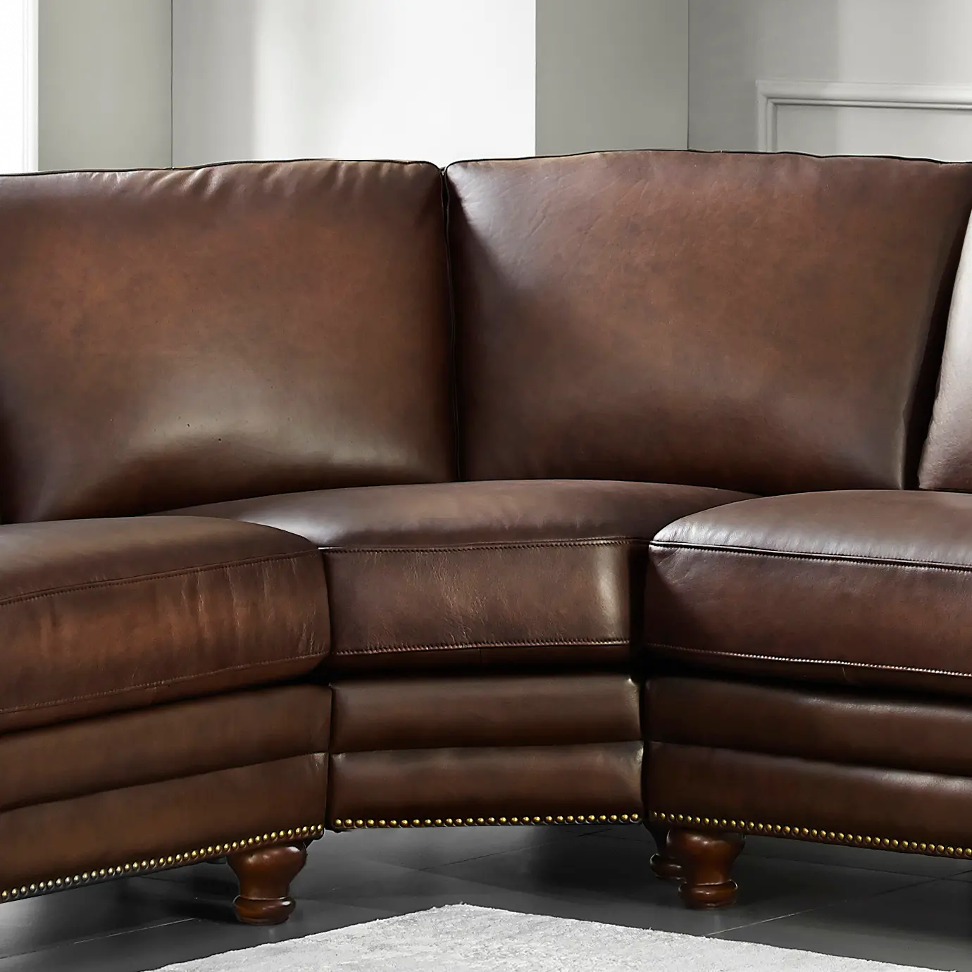 Billingham 3-Piece Curved Sectional-3